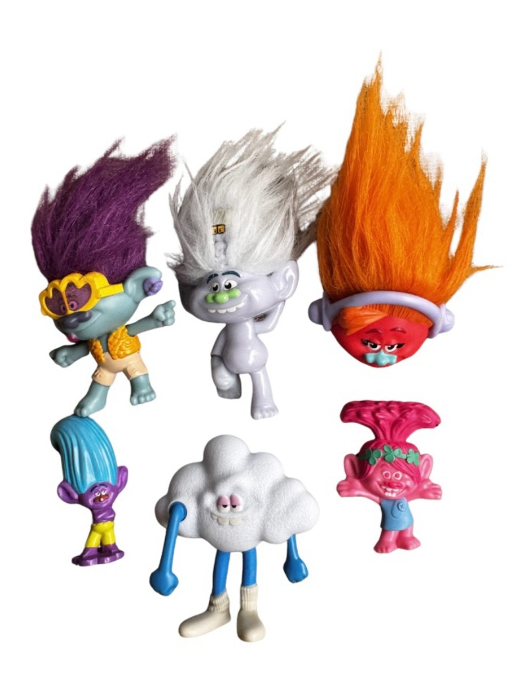 Trolls McDonald’s Happy Meal Toys Lot of 6